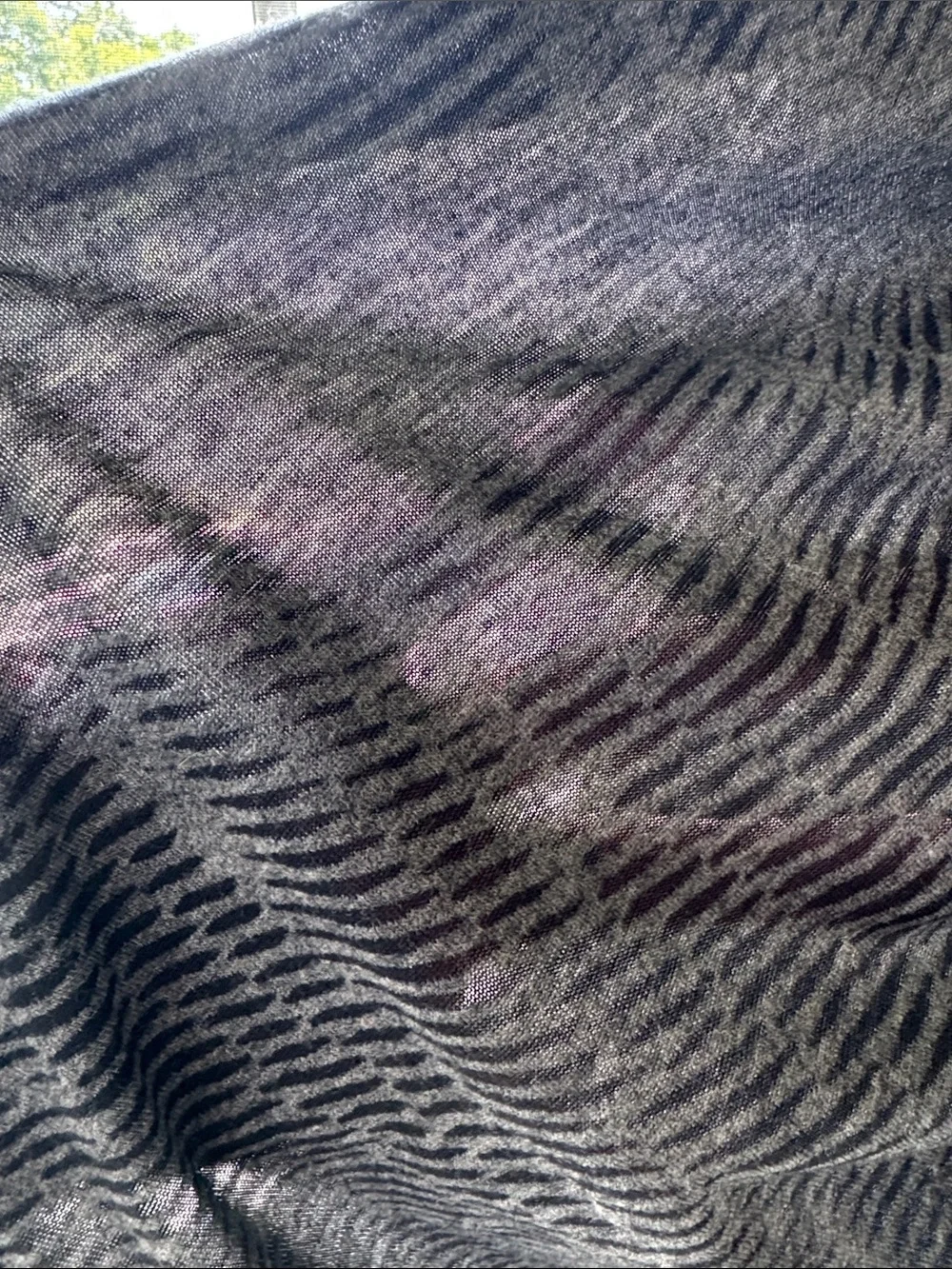 Nike dri-fit gray/black patterned infinity scarf. OS.